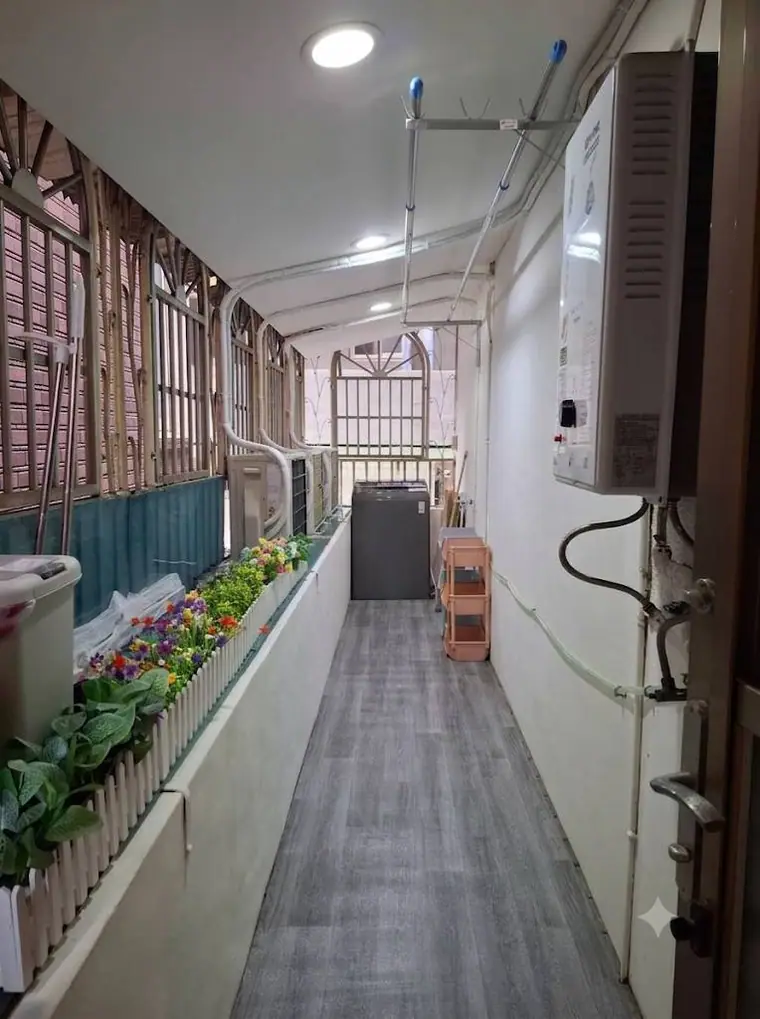 公共走道改造後